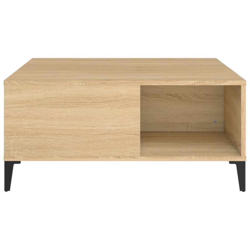 Tavolino salotto | Tavolino da caff¨¨ | Tavolino da Soggiorno Rovere Sonoma 80x80x36,5 cm Legno Multistrato