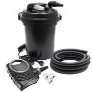 Kit per laghetto da 12000 litri luce UVC da 11 watt pompa da 3600 l/h tubo da 5 m kit di filtrazione 16_0001955