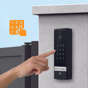 Videocitofono a 2 fili WiFi , schermo touch 7'' a colori con tastiera esterna a codice - Extel Open 3K 720330