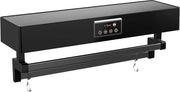 Handdoekenrek elettrico riscaldato - 500W trattamento UV rapido asciugatura - Nero - 60cm