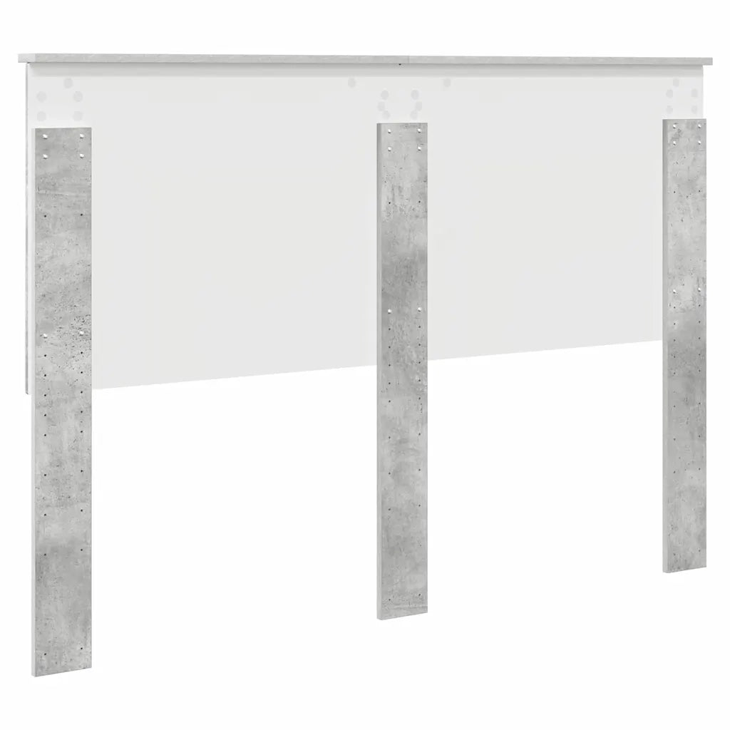 Testiera-Testata-Testiera Decorativa Grigio cemento 140 cm Legno multistrato 272115