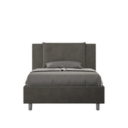 Letto 1 Piazza e Mezzo 120x190 cm con Rete Appia Grigio