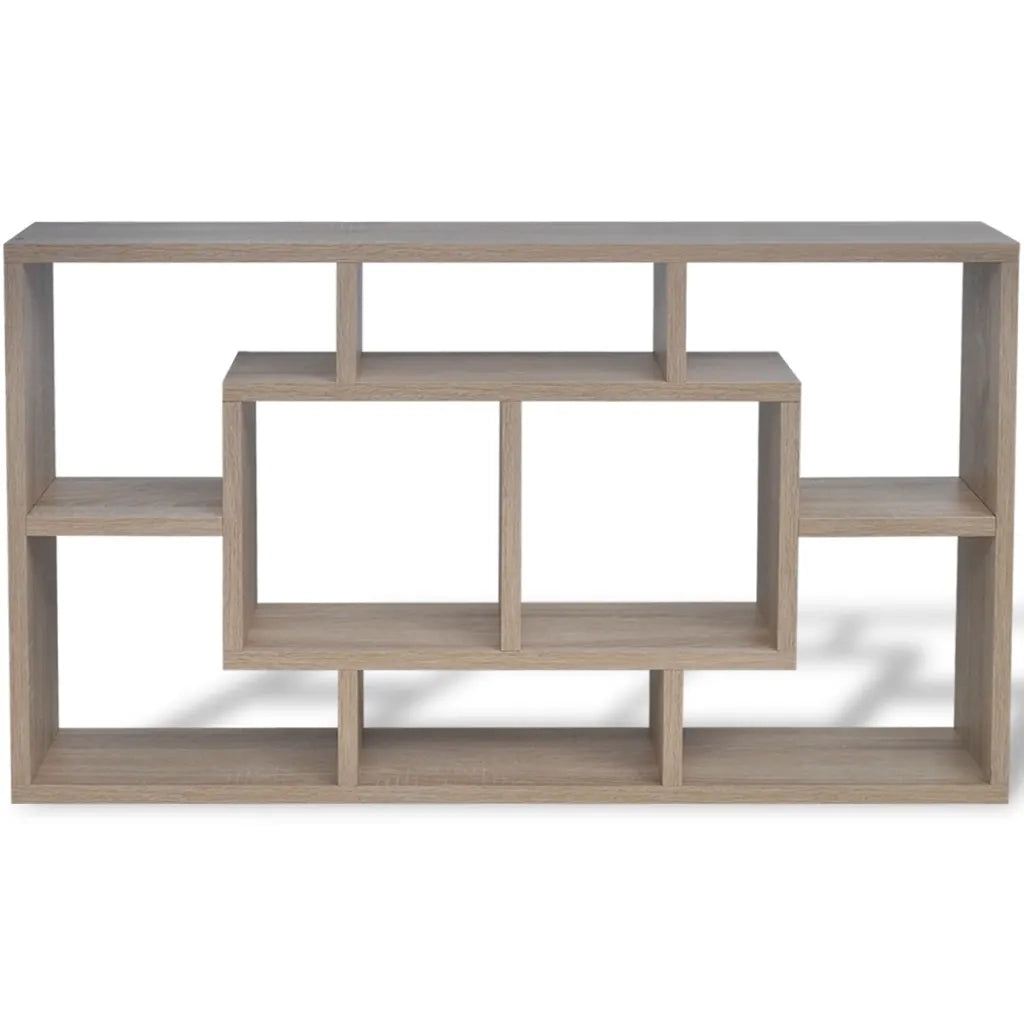 Espositore da Parete Pensile 8 Scomparti Color Rovere CFW4861252