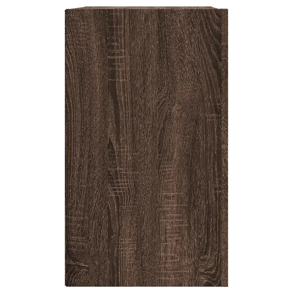 Armadietto a Muro Rovere Marrone 75x35x60 cm in Truciolato 848422