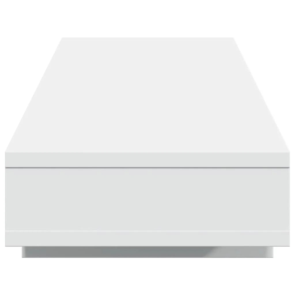 Supporto per monitor mobile da scrivania 100 x 27 x 15 cm legno ingegnerizzato bianco 02_0044837