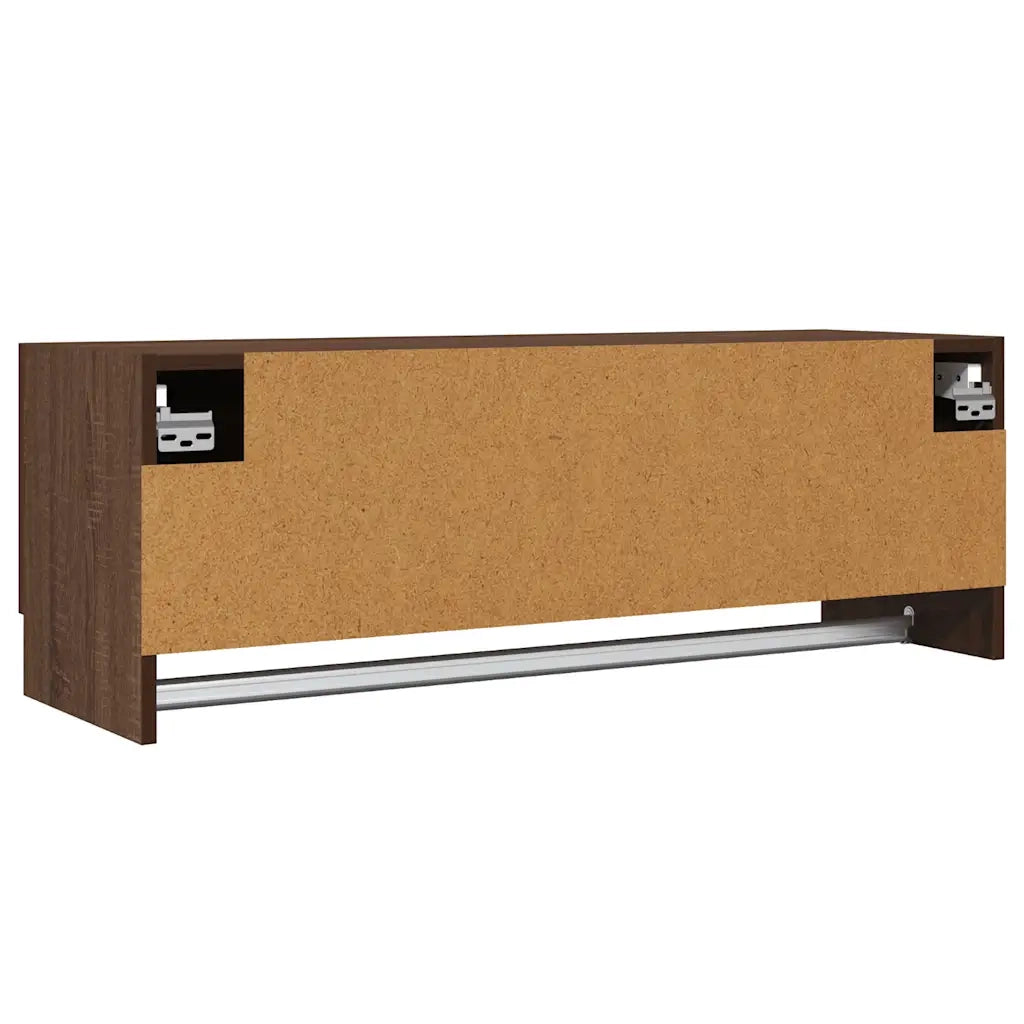 Armadio Rovere Marrone 100x32,5x35 cm in Legno Ingegnerizzato 815215