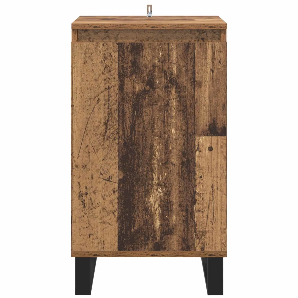 Credenza | Madia | Buffet da pranzo | Armadio da pranzo Legno vecchio 40 x 35 x 70 cm Legno multistrato
