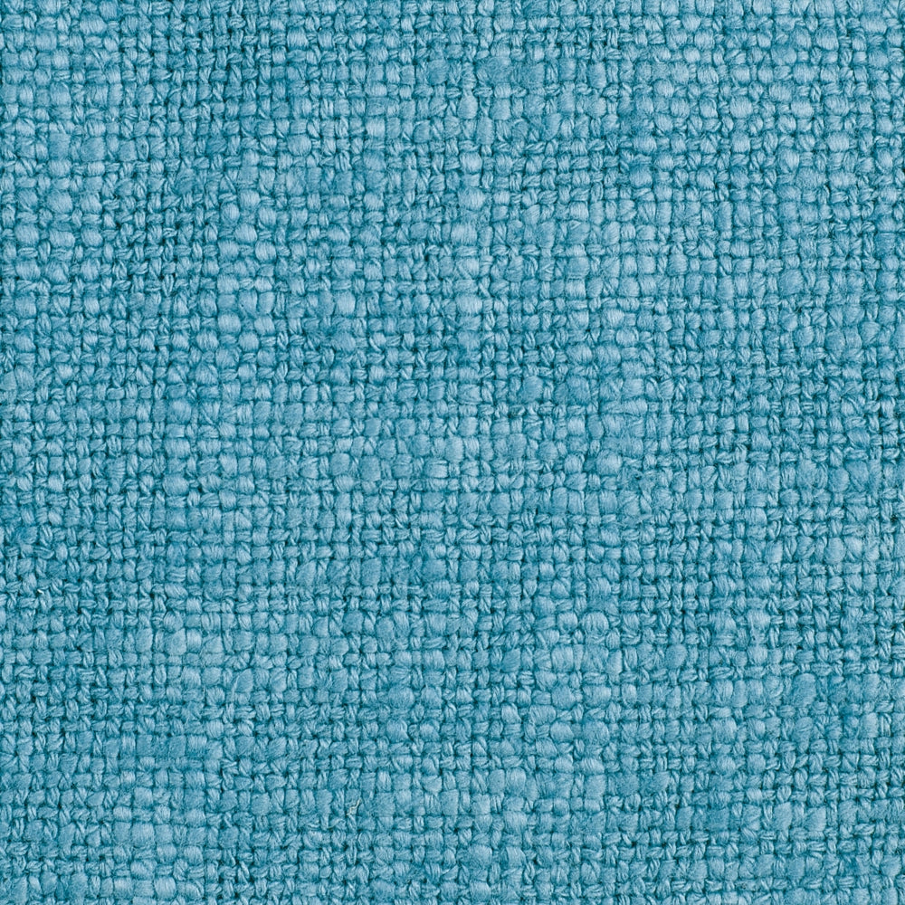 Set di 2 cuscini decorativi azzurro in cotone 35 x 50 cm con frange