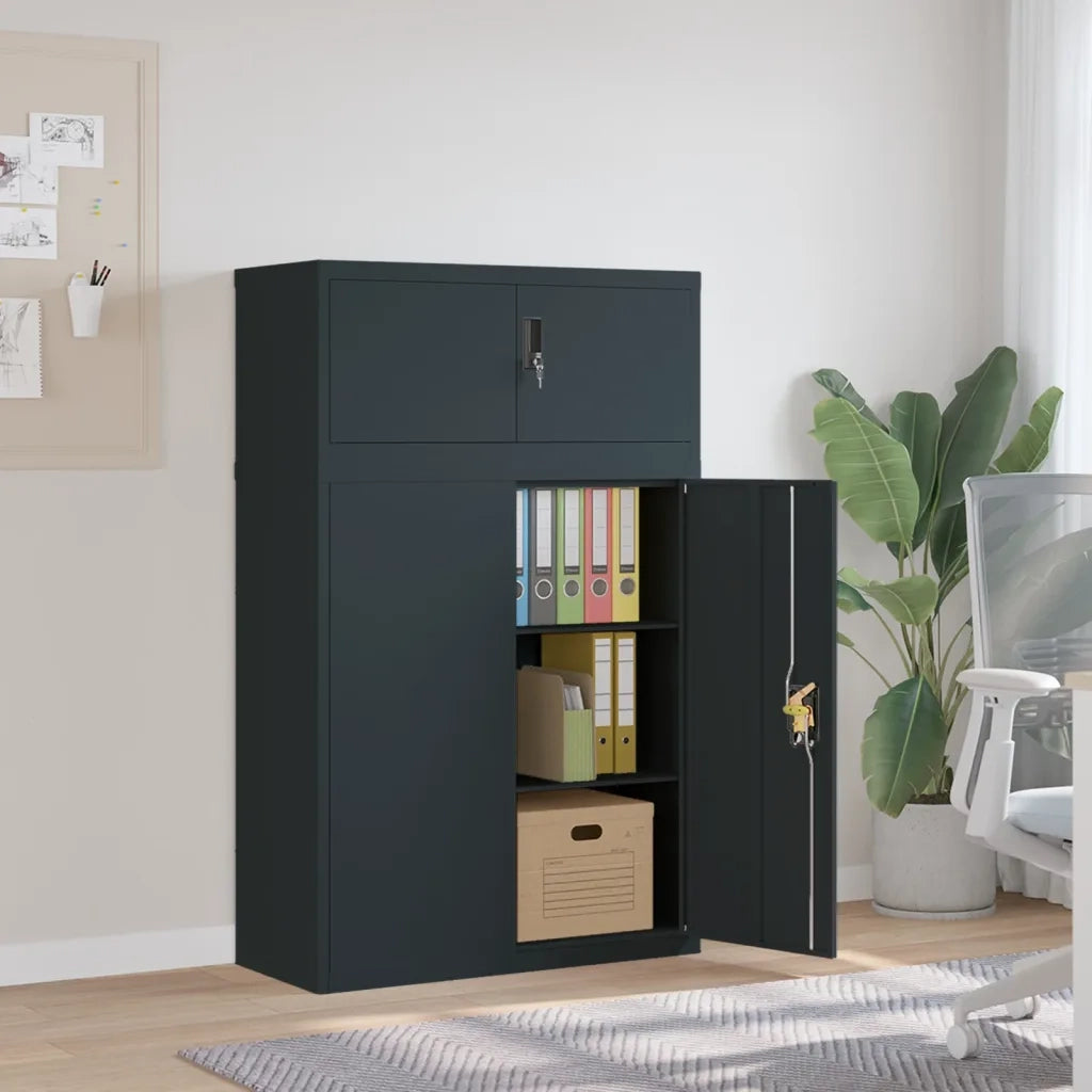Armadio Classificatore Antracite 90x40x145 cm in Acciaio 3188330
