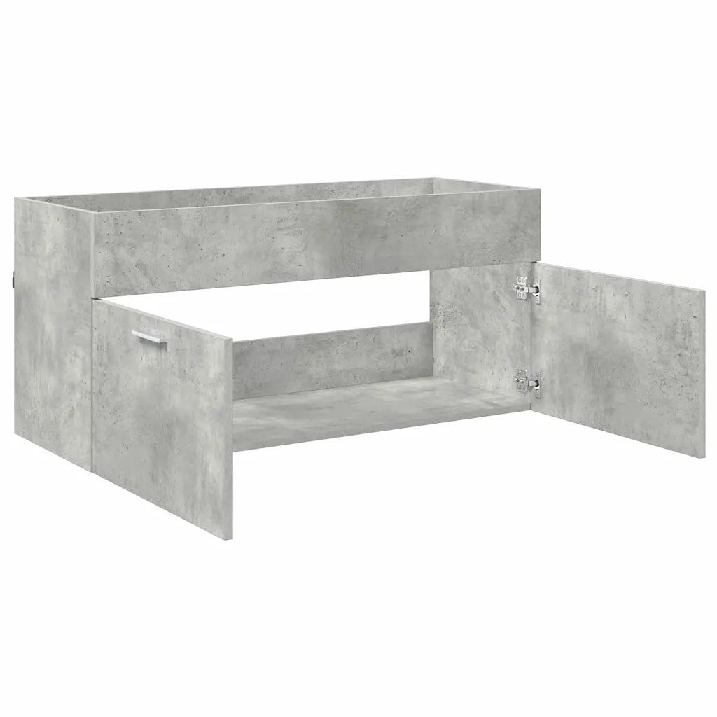 Armadio sottolavello con porta Grigio cemento Legno multistrato 880438