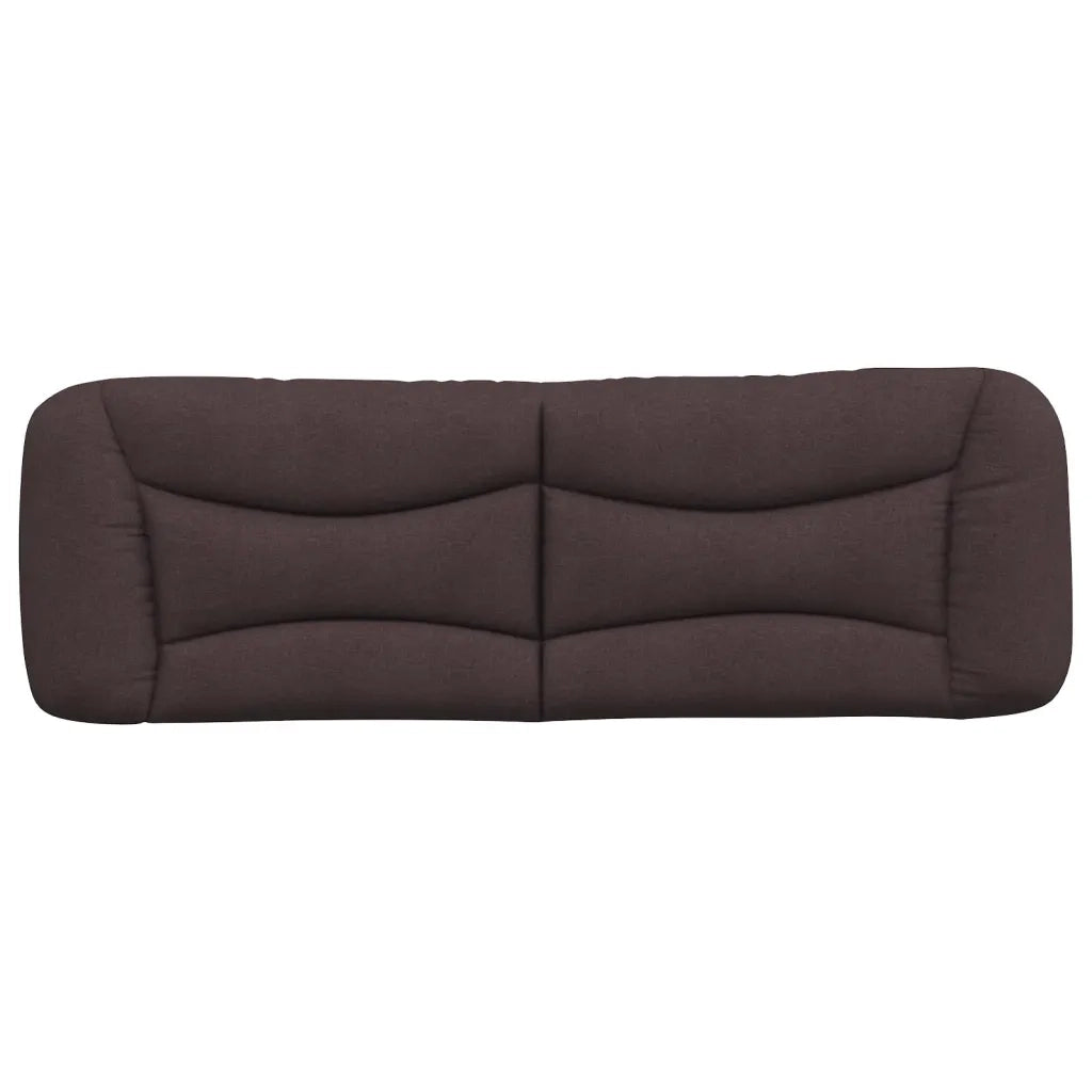 Cuscino Testiera Hvar Marrone Scuro 160 cm in Tessuto 374591