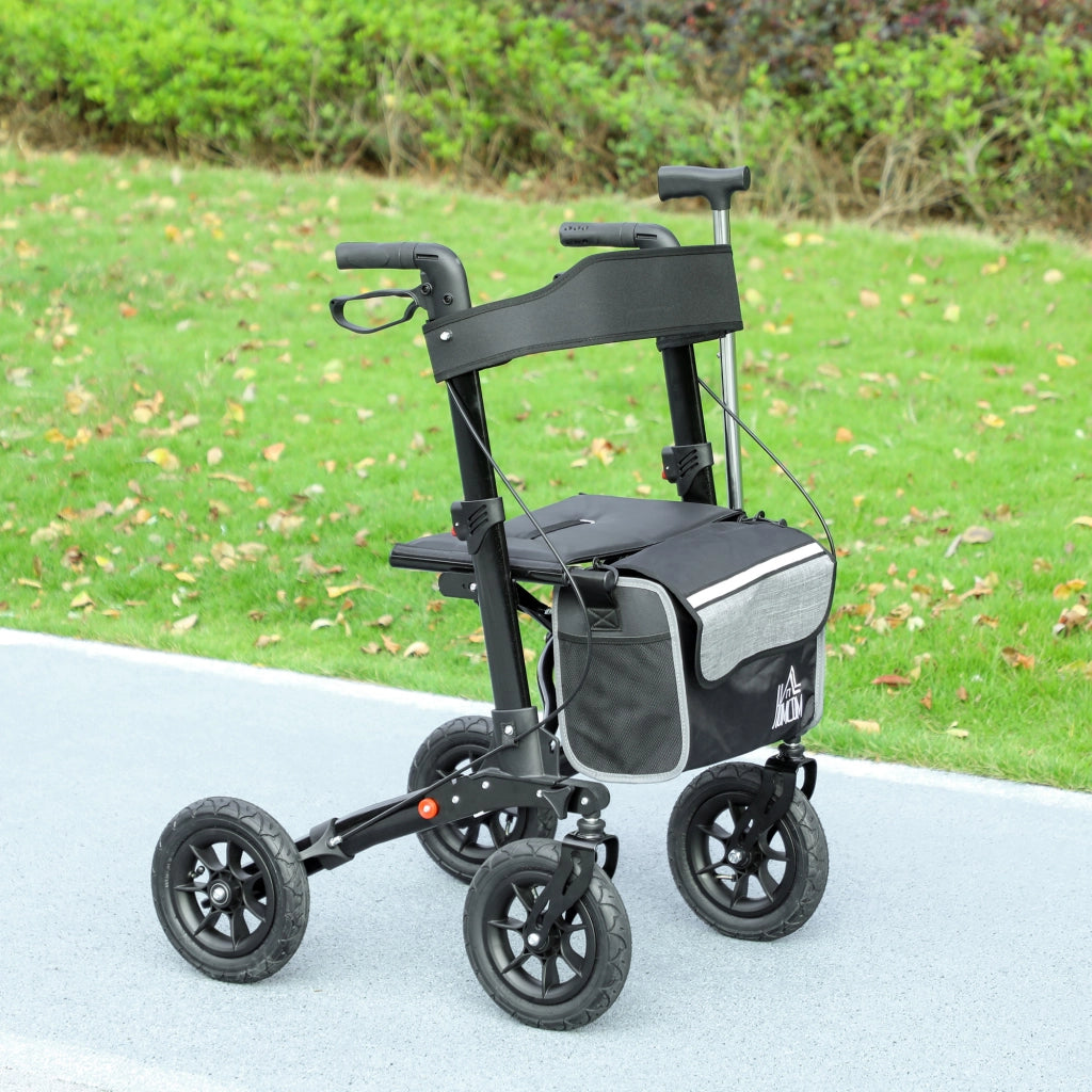 Rollator pieghevole 4 ruote ¨C ZephMum ¨C 69x64x98,5cm nero