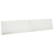Muro di contenimento 2 pz 100 x 12 x 50 cm Acciaio Bianco 8015151