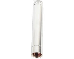 Estensione per doccia G1/2 - Manichetto per doccia a forma rotonda 10 cm - Acciaio inossidabile - Finestra a specchio alta lucidità - Comodo da utilizzare - Duraturo e solido - Manichetto per doccia
