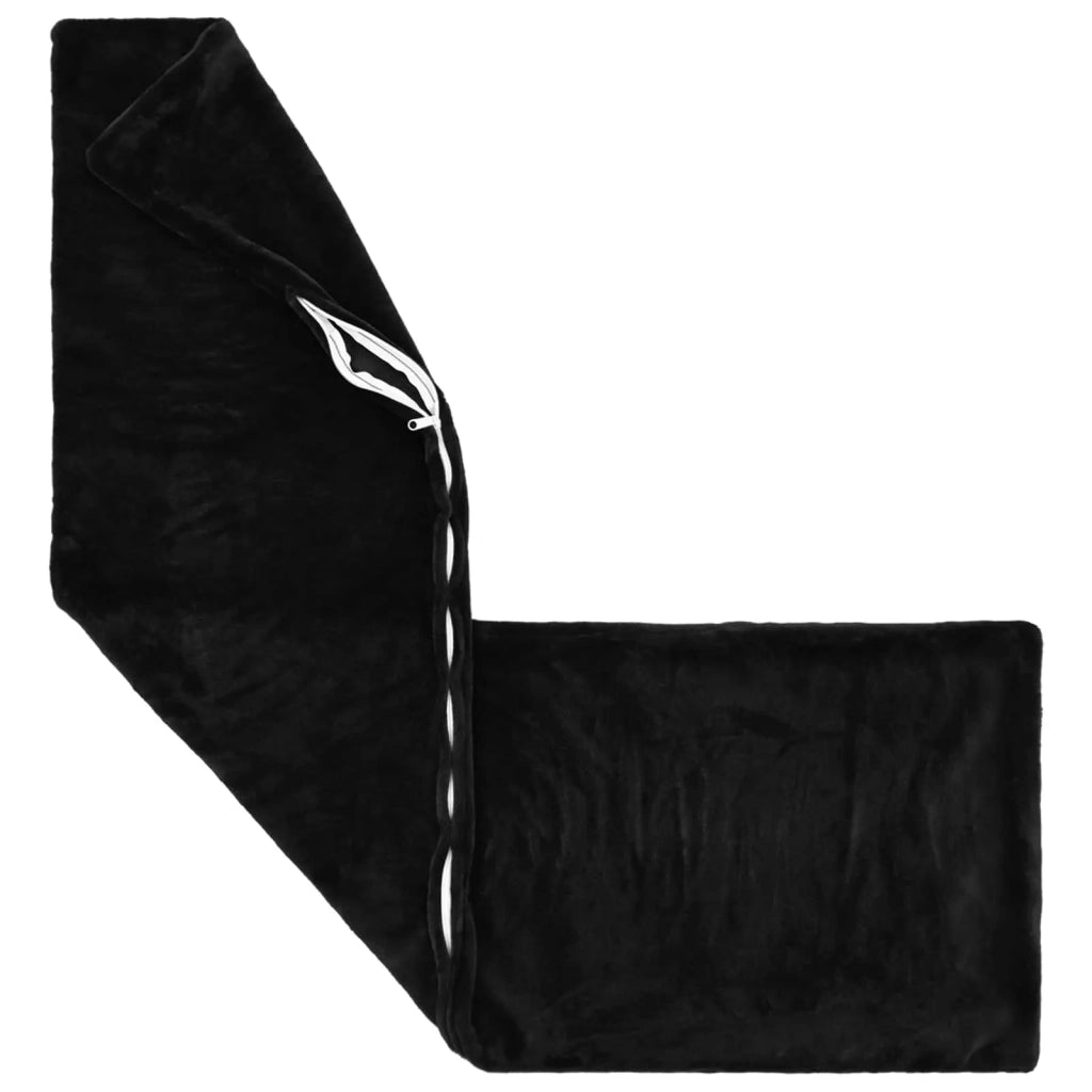Federa 2 pcs HEERLEN Nero 40 x 145 cm Flanella 909070