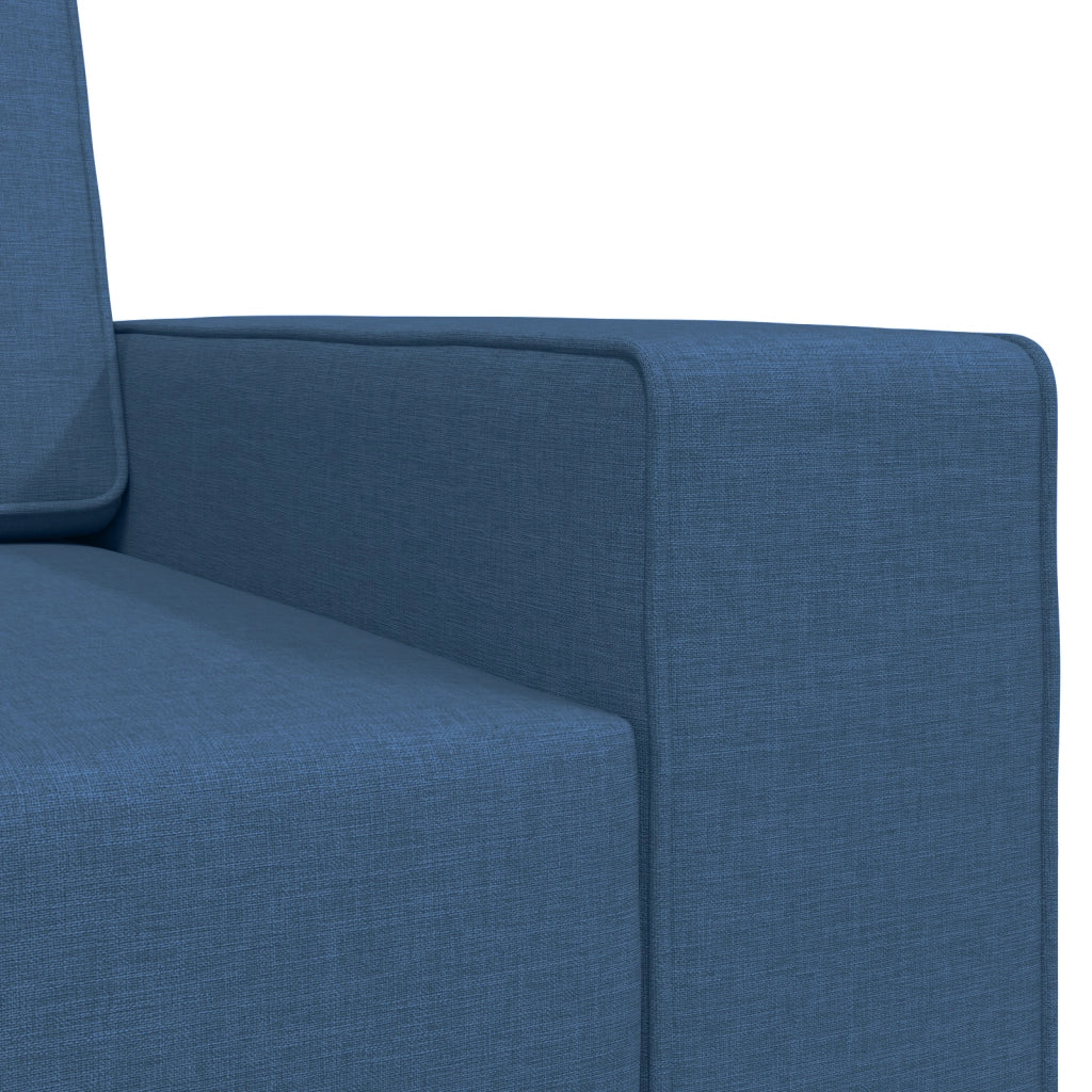 Divano Letto a Terra 2 in 1 Blu 245x150x60.5 cm Tessuto