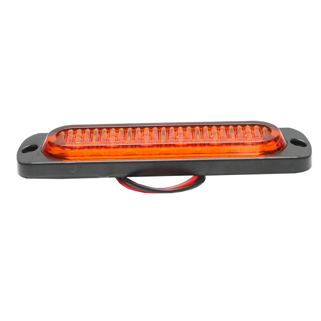 Lampada LED laterale  gialla, 12V-24V, FR0272Y, Breckner Germany.