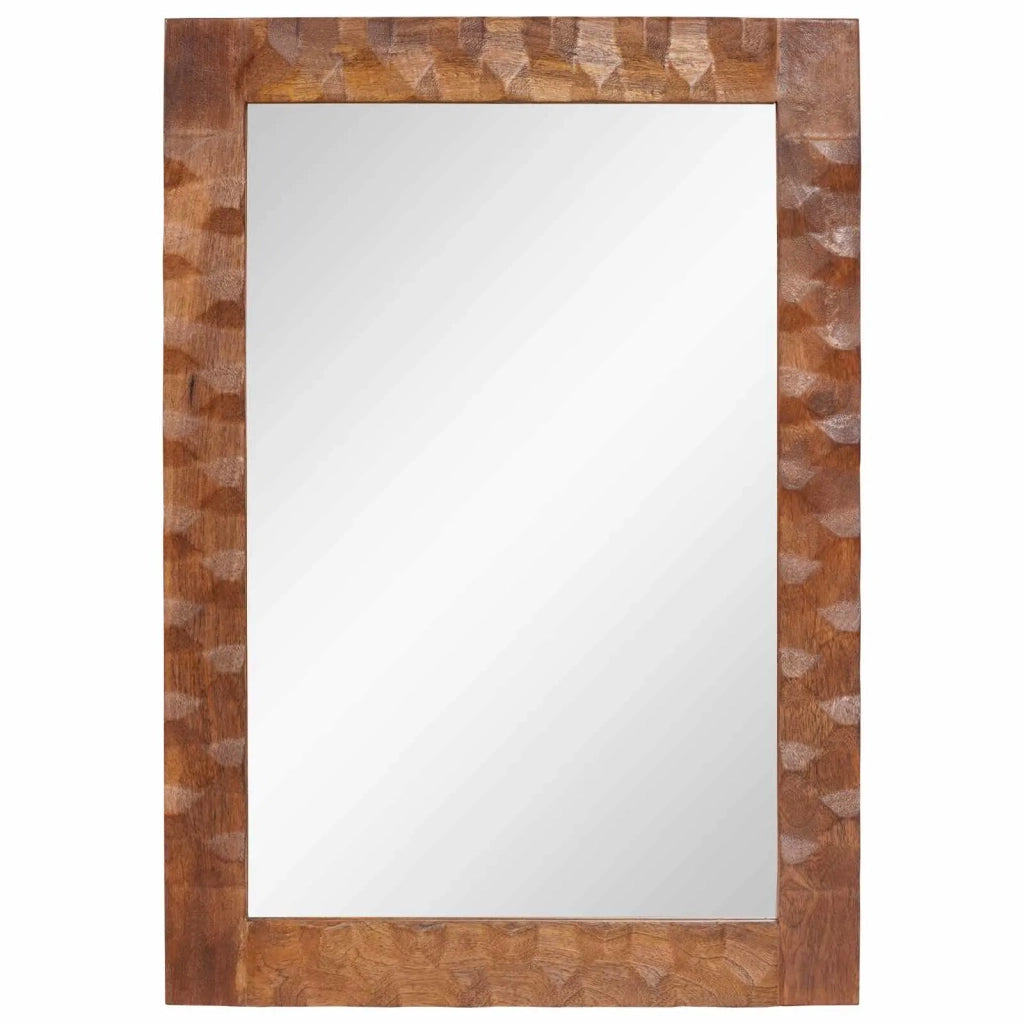 Specchio da bagno Finitura Marrone Acacia 50 x 70 x 2,5 cm 4017931