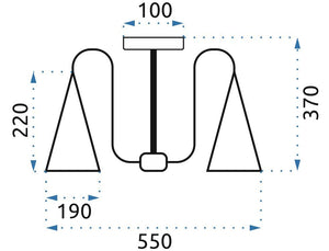Lampada Black APP605-3C