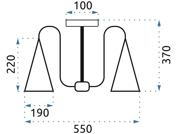 Lampada Black APP605-3C