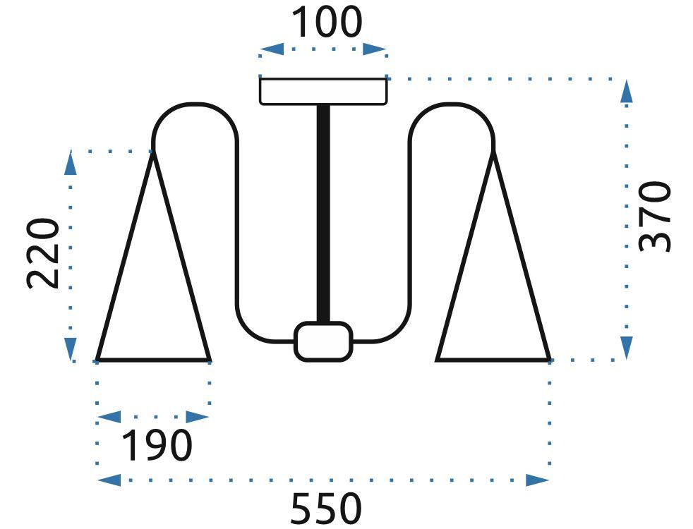 Lampada Black APP605-3C