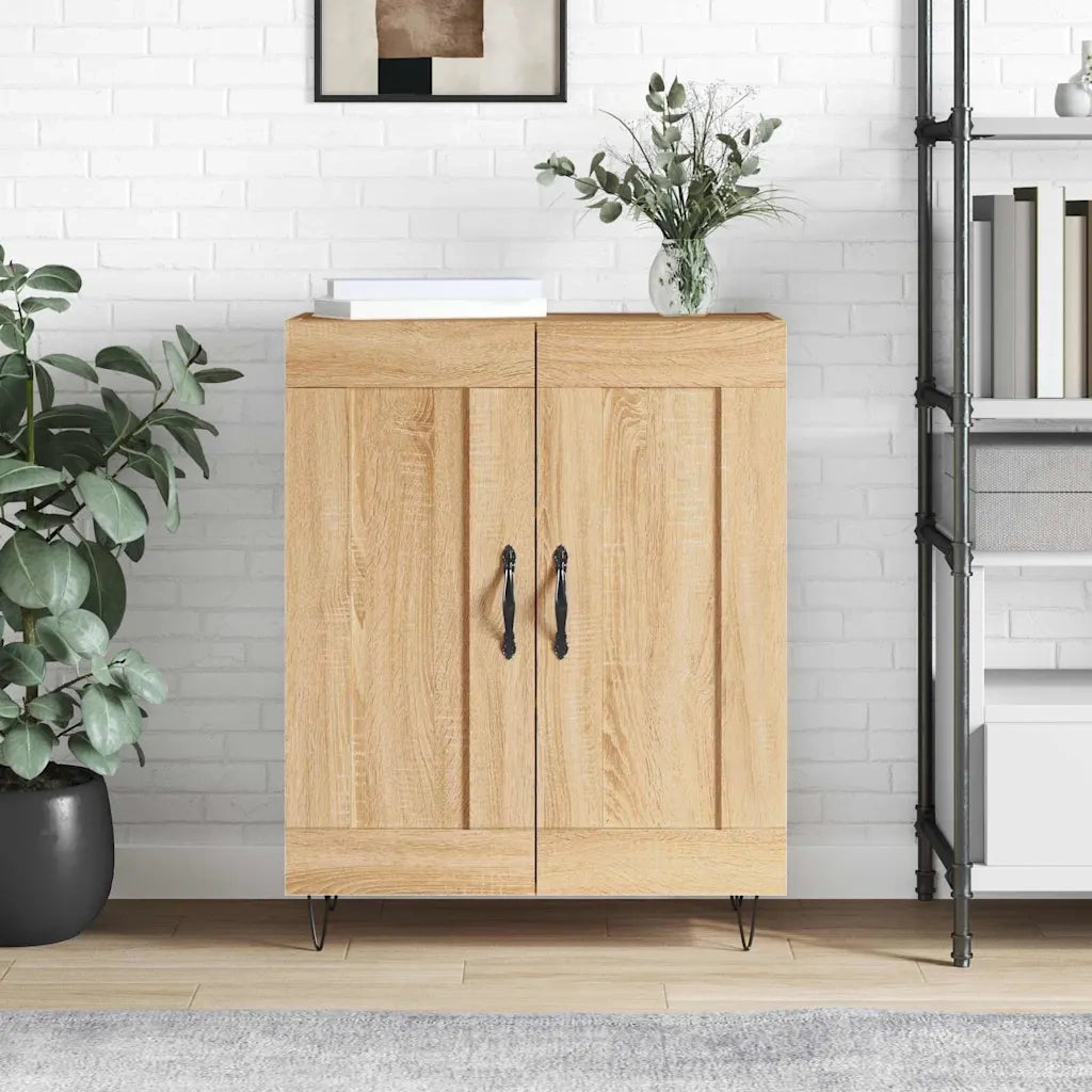 Credenza-Buffet-Armadio da cucina Rovere Sonoma 69,5x34x90 cm in Legno Multistrato 442293