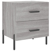 Comodino | Armadio da Notte | Mobiletto da notte Grigio Sonoma 40x35x47,5 cm in Legno Multistrato