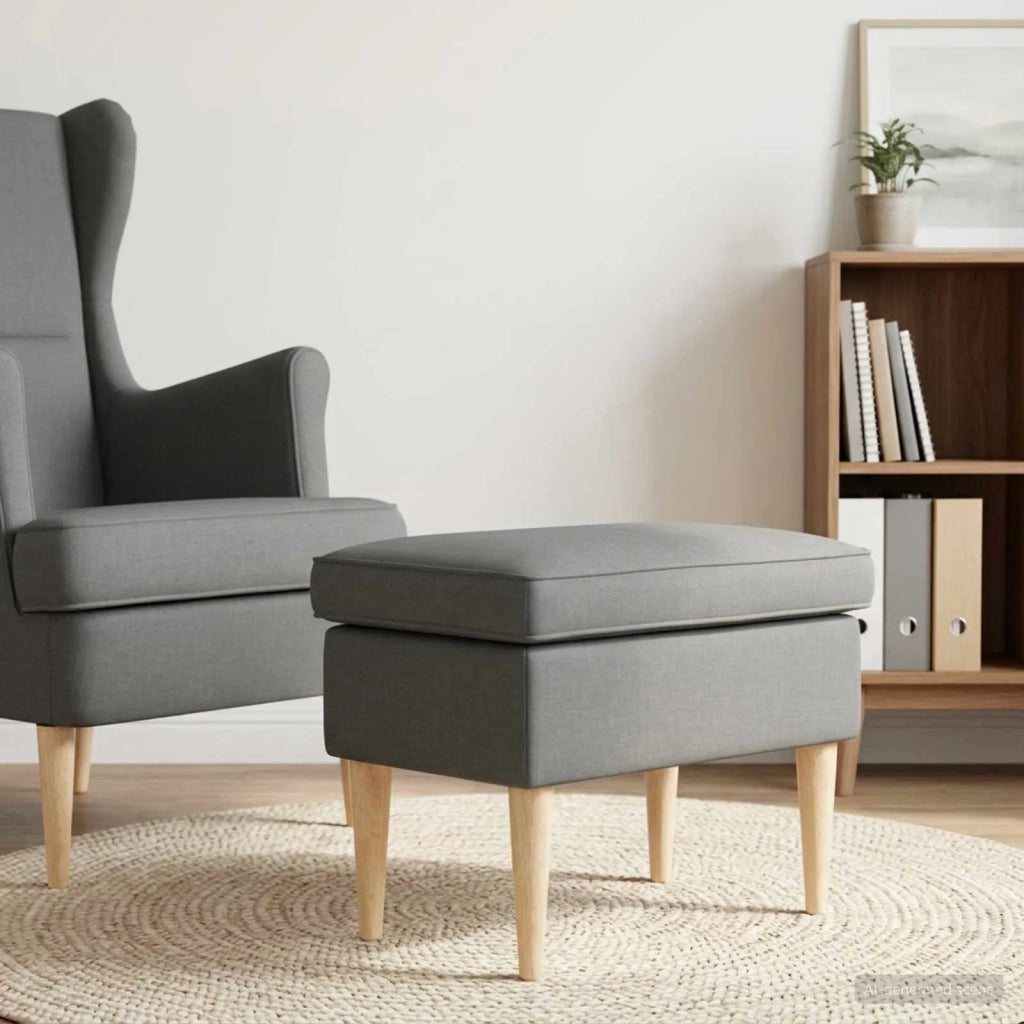 Poggiapiedi Grigio Scuro 55 x 35 x 41 cm 42029977