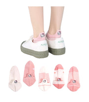 Calzini Bassi in Cotone con Gatti Ricamati | Gattini sul Tallone | Taglia Unica 35–40 EU