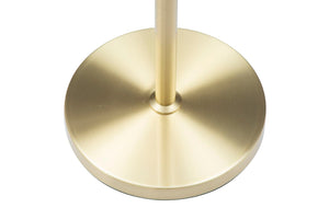 Lampada da Terra Glamy 4 Light Ø54x176 cm in Ferro e Vetro Bianco e Oro