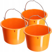 Secchio da costruzione KADAX 20L, malta resistente in plastica per uso domestico e giardinaggio, 3 pezzi