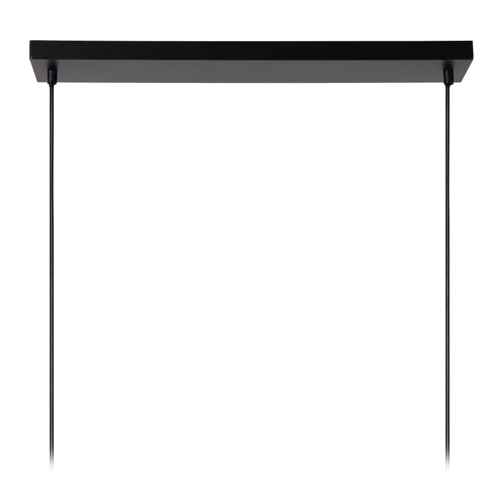 Lampada a sospensione nera loft SUUS 107cm 4xE27 Lucide