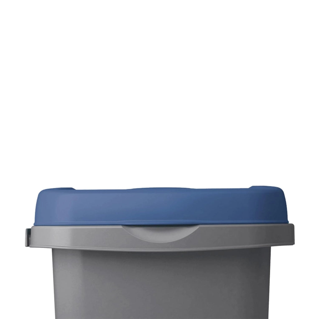 ® 3x Cestino per Rifiuti Cucina 25L Set Coperchi Colorati Tenuta Odori Bidone in Plastica 39x24cm Raccolta Differenziata
