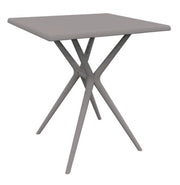 Tavolo quadrato Marbella tortora cm 70x70x74h
