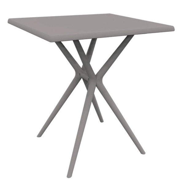 Tavolo quadrato Marbella tortora cm 70x70x74h