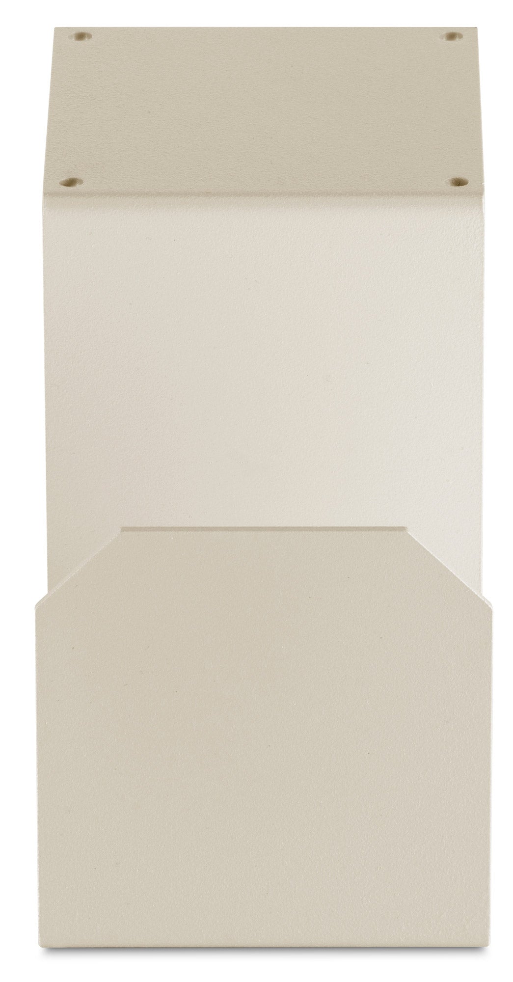 Portatubo Quadrato per Fontane da Giardino in Ferro Antiruggine Belfer 42/PGQ Avorio