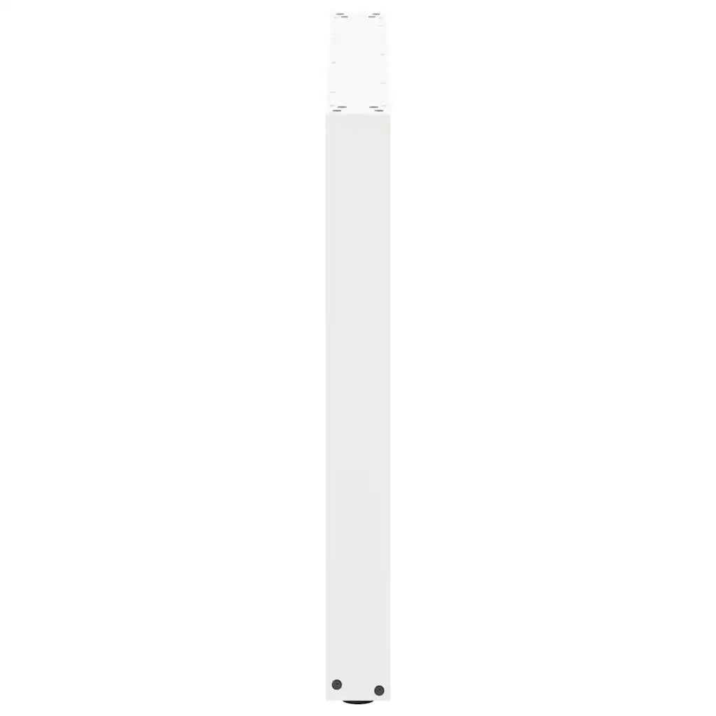 Gambe per tavolo da pranzo a forma di U 3 pz bianche 100x(72-73) cm in acciaio 4013213