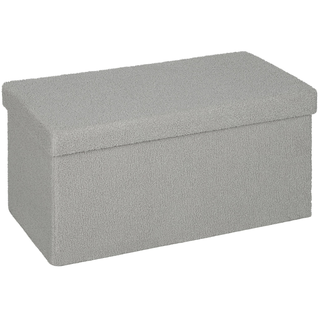 Pouf con contenitore ¨C zephmum ¨C grigio chiaro