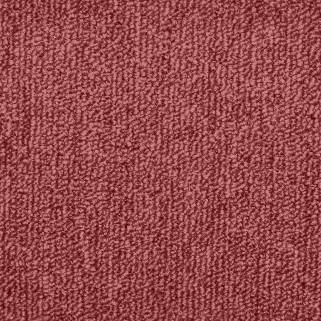 Tappetini per scale 15 pz 65x24x4 cm Bordeaux Semicircolari Grandi 322373