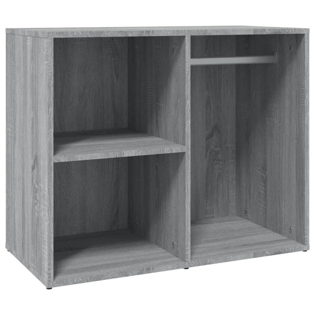 Toeletta con LED e Armadietti Grigio Sonoma Legno Multistrato 3120189