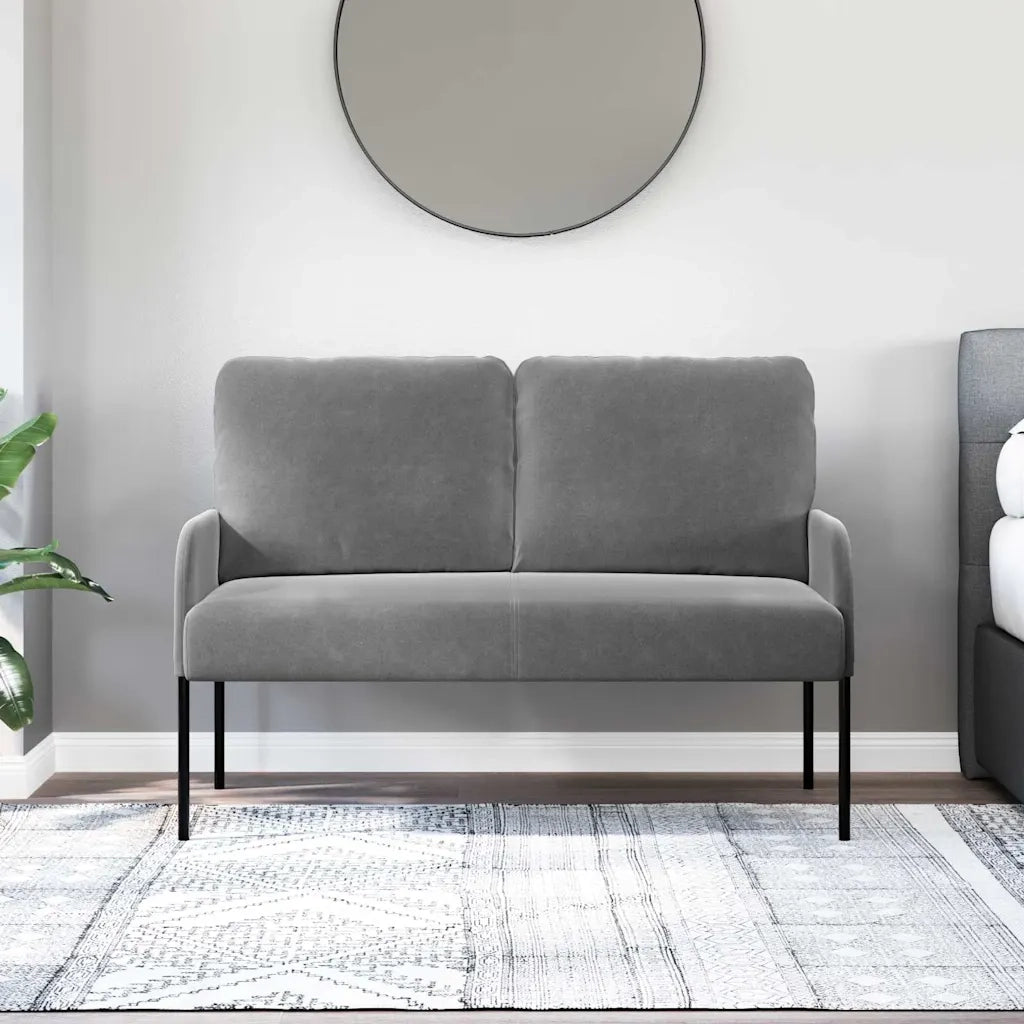 Divani con cuscino 110cm Grigio scuro Legno compensato
