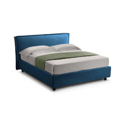 Brienza, Letto Alla Francese Materasso Incluso Made in Italy, blu