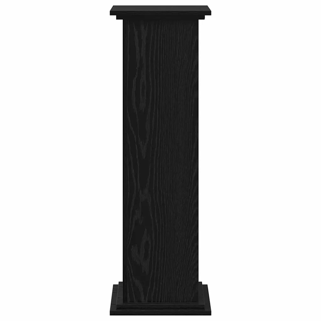 Supporto per piante moderno design contemporaneo per interni/esterni 33 x 33 x 100 cm legno composito nero 02_0052188
