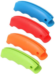 Set di 4 Tasche per Portaoggetti in Silicone - Comfortevole - Riduce il Dolore - Adatto per Anziani - Dimensioni 8cm x 2cm - Portaoggetti con Maniglia