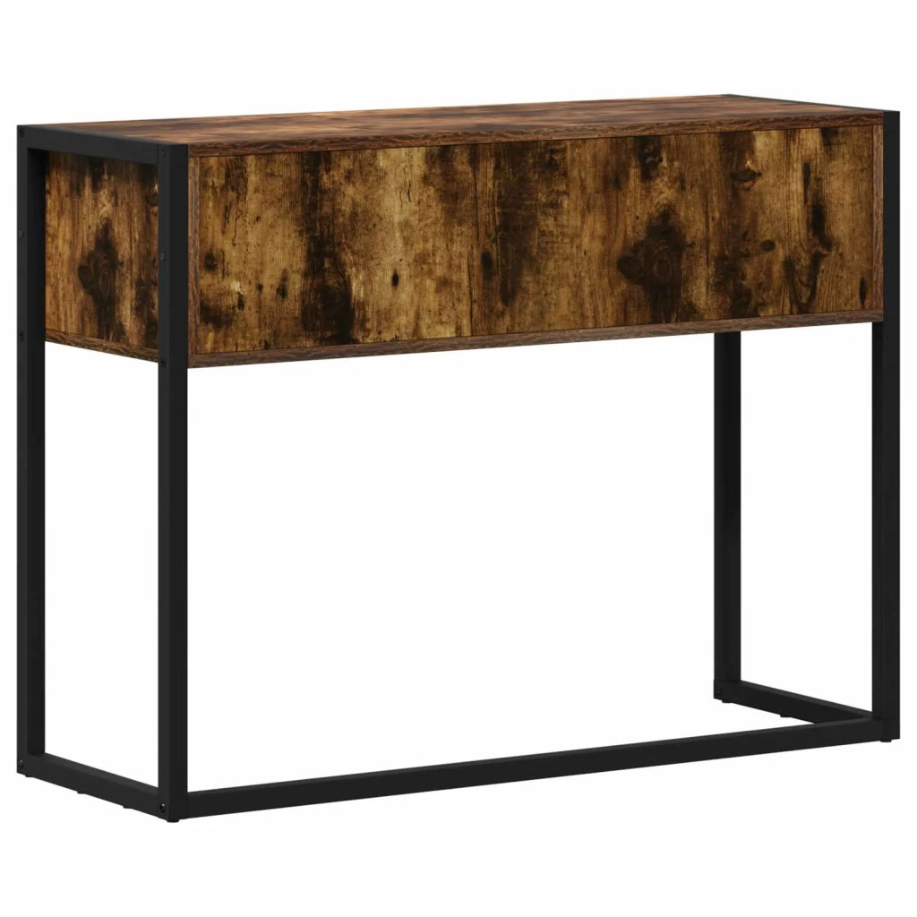 Tavolino Quercia Fumosa 100 x 36 x 75 cm Legno multistrato 886692