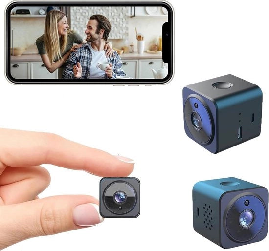 Casa sicura 1080P alta definizione - Camera Wi-Fi intelligente per la sorveglianza domestica - Visibilità notturna indoor/outdoor.