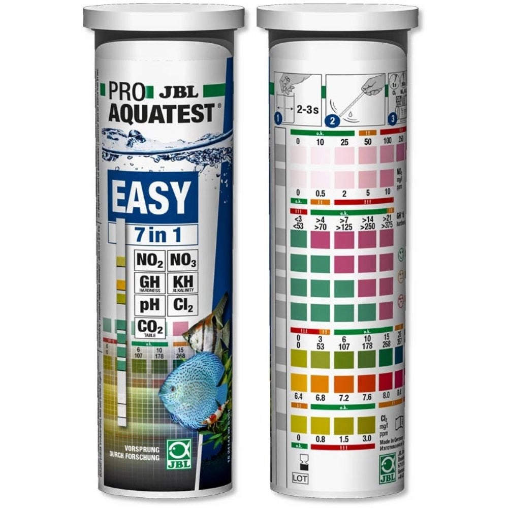 JBL ProAquatest Easy 7in1 - 50 strisce di misurazione per Acqua Dolce
