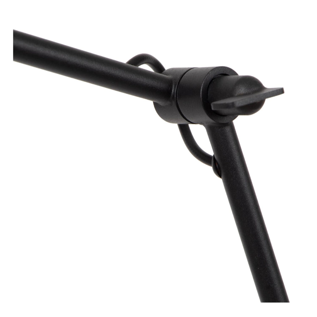 Lampada da terra LED industriale MILNE nera Lucide