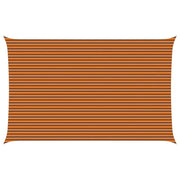 Vela Parasole | Telo Ombra | Vela da ombra solare Arancione e Marrone 8 x 5 m