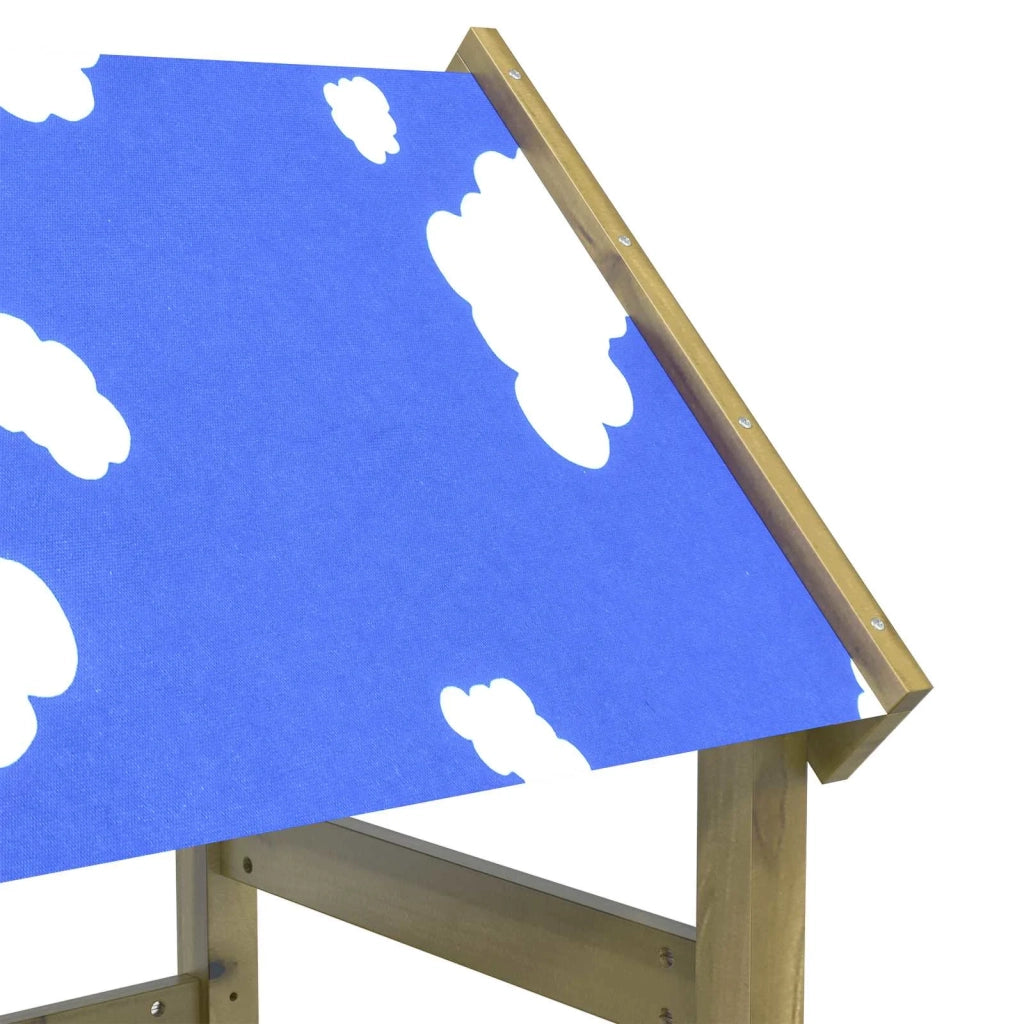 Torre da Gioco Marrone Legno Impregnato Solido